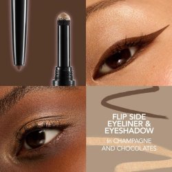 Buxom Flip Side Dual-Ended Eyeliner & Shadow Duo Waterline Safe Liner & Crease