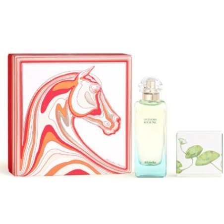 Herms Un Jardin Sur Le Nil Gift Set 100ml Eau De Toilette 50g Soap
