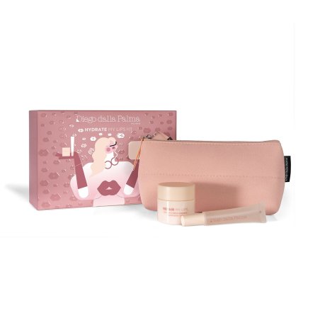 Diego Dalla Palma Hydrate My Lips Set 10ml Lip Hydrator 25ml Repairing Lip Mask Pouch