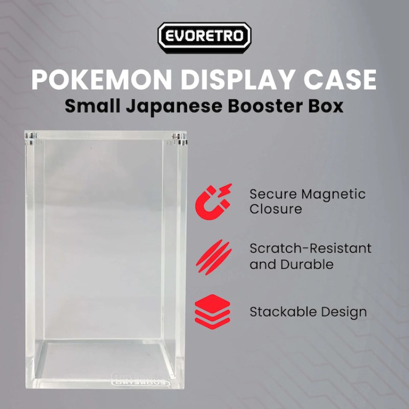 EVORETRO - Acrylic Case For Small Display Pokemon Japanese 1pc
