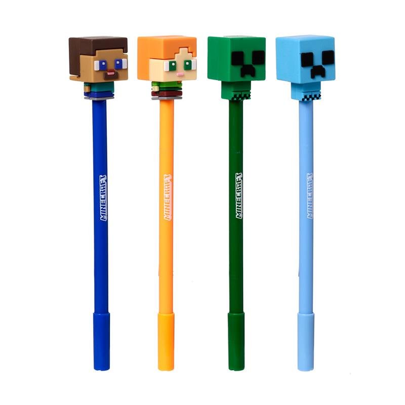 MINECRAFT - Chibi - Stylo à Gel Effaçable (Display de 36pcs)