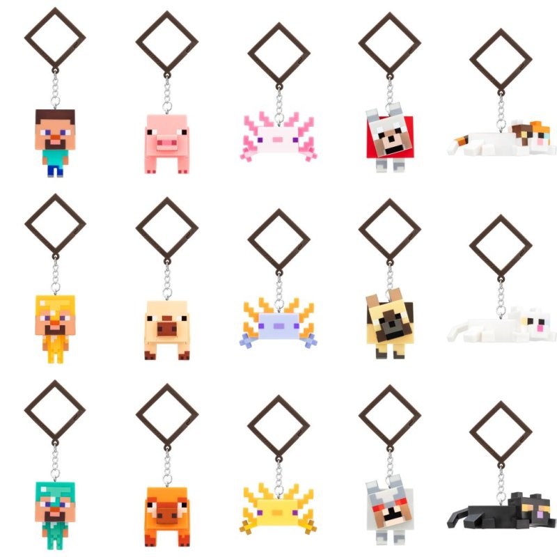 MINECRAFT - Backpack Buddies "Reveals" (Display 24 Pcs)