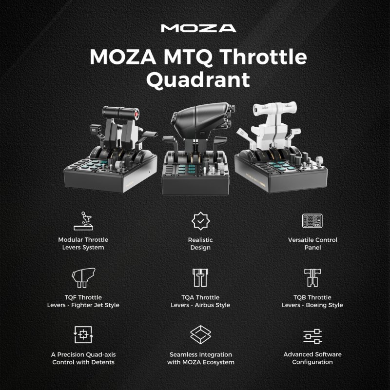 Moza Racing AS014 MTQ Throttle Panel