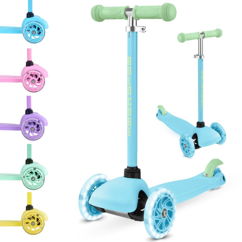 Bold Cube - Children's Scooter - Tenny 3 Wheel Scooter Blue (SKY004)