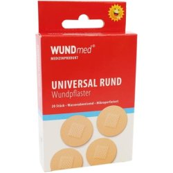 Wundmed Universal Round Wound Plaster 25cm 20 Pieces