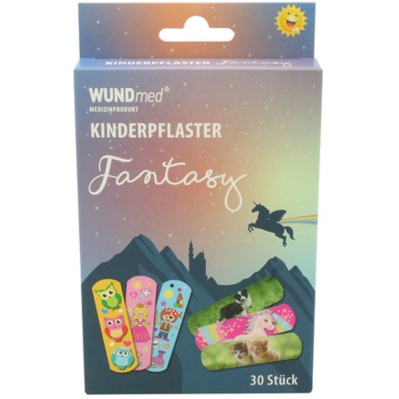 Wundmed Kids Fantasy Bandage 30 Pieces 19x63 Mm Breathable