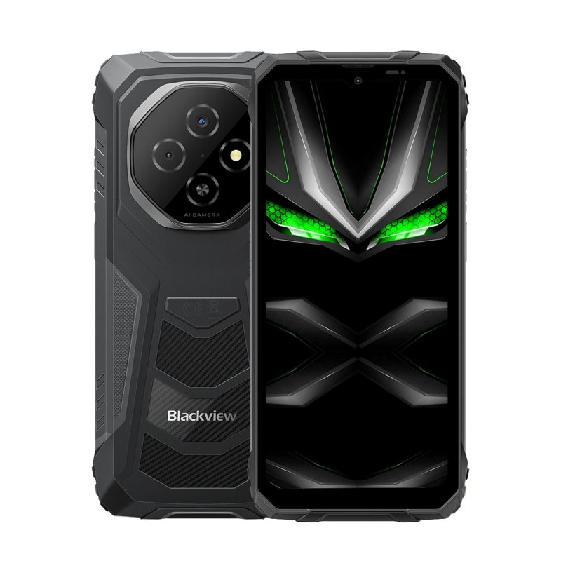 Blackview FORT 1 16.7 cm (6.56") Dual SIM Android 15 4G 6 GB 256 GB 10000 mAh Black