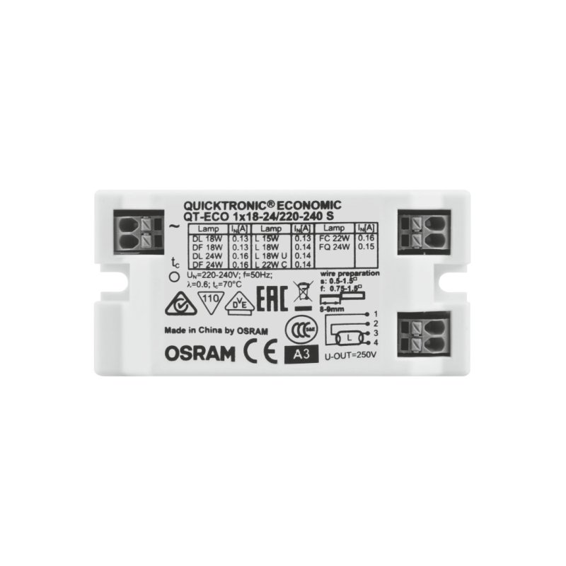 Osram QUICKTRONIC QT-ECO 1x18-24/230-240 S ECONOMIC