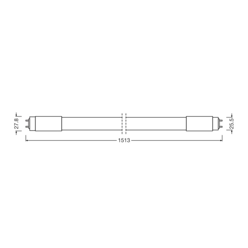Osram TUBE T8 HF P 1500 20W 840 LED Röhre 3100 lm 4000K G13