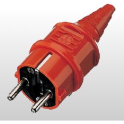 KAB Mennekes 10837 Schukostecker orange schlagfest