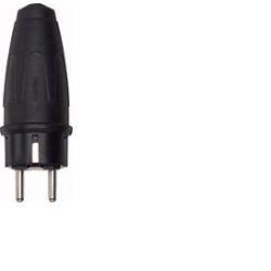 MER 122151 Schukostecker. Gummi-
