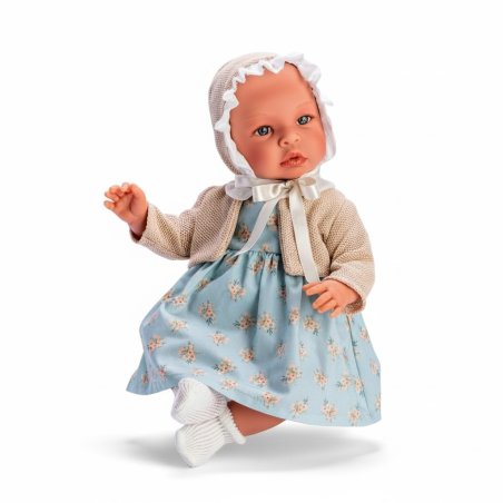 ASI - VDO Azul Flores Naranjas C/Chaqueta Beige (24187020)