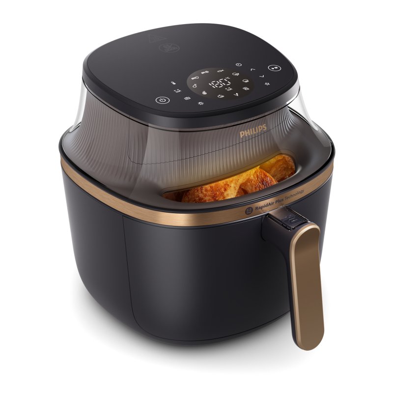 Philips 3000 series NA322/00 fryer Single 4.2 L Stand-alone 1400 W Hot air fryer Copper Black