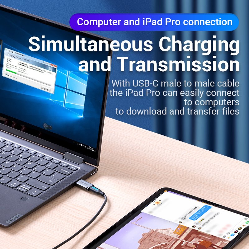 Vention CDPH0 changeur de genre de câble USB A USB C Gris