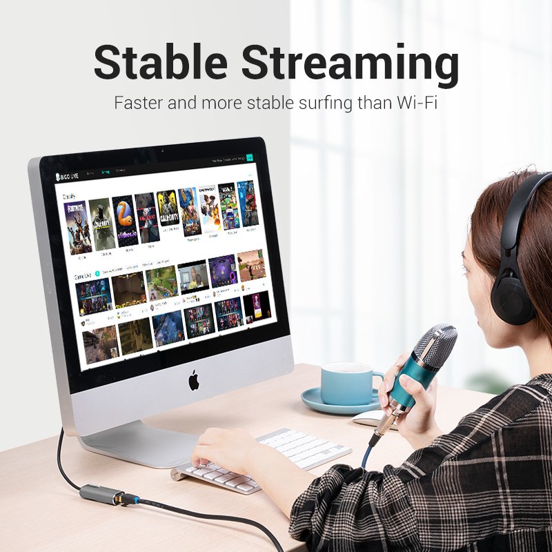 Vention CEWHB carte réseau Ethernet 1000 Mbit/s