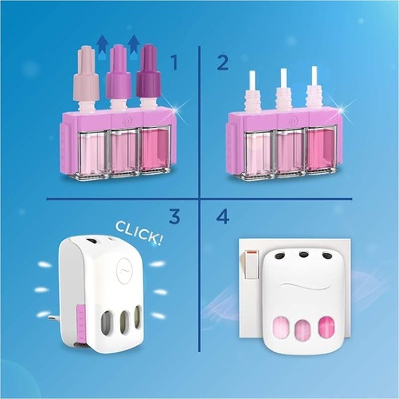 Ambi Pur 3Volution Pure Freshness Starter Set 20ml - Pack of 4