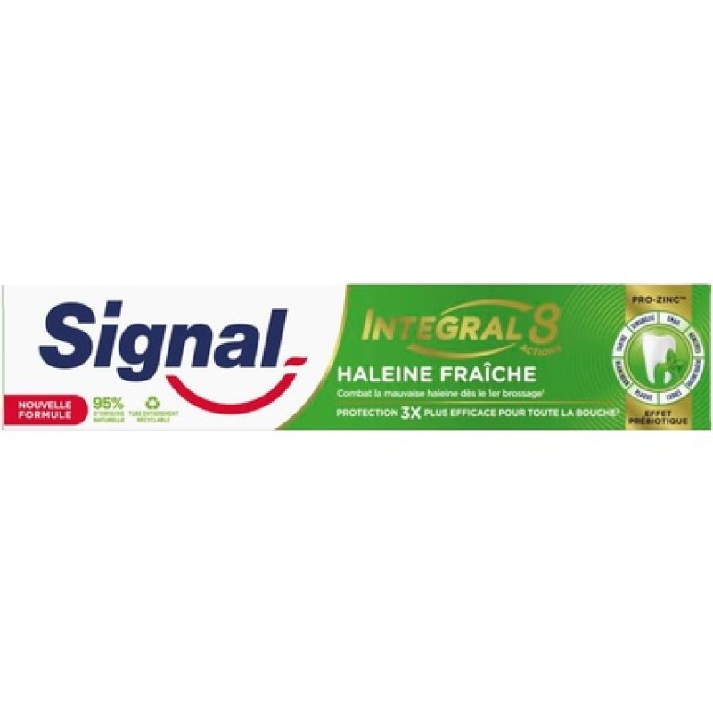 Signal Integral 8 Nature Toothpaste for Fresh Breath with Prebiotic Effect