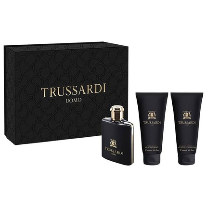 Trussardi Uomo Contemporary Deluxe Eau De Toilette 100ml With Shower Gel 200ml And After Shave Balsam 200ml