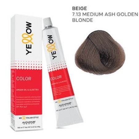 Alfaparf Yellow Color Permanent 713 Hair Color 100ml