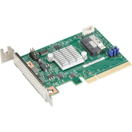 Supermicro AOC-SLG4-2E4T carte et adaptateur d'interfaces Interne M.2