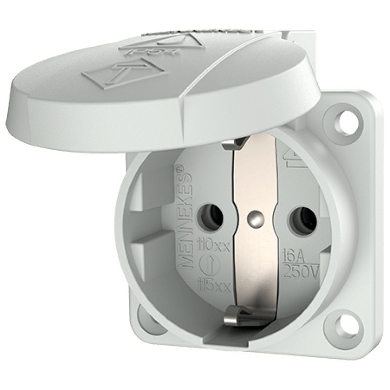 MENNEKES 11010 prise de courant Type F Blanc