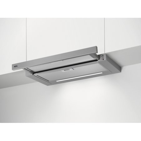 AEG DPE5660M Semi built-in (pull out) Grey 495 m³/h