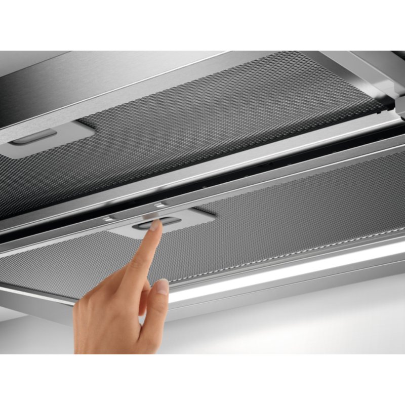 AEG DPE5660M Semi built-in (pull out) Grey 495 m³/h