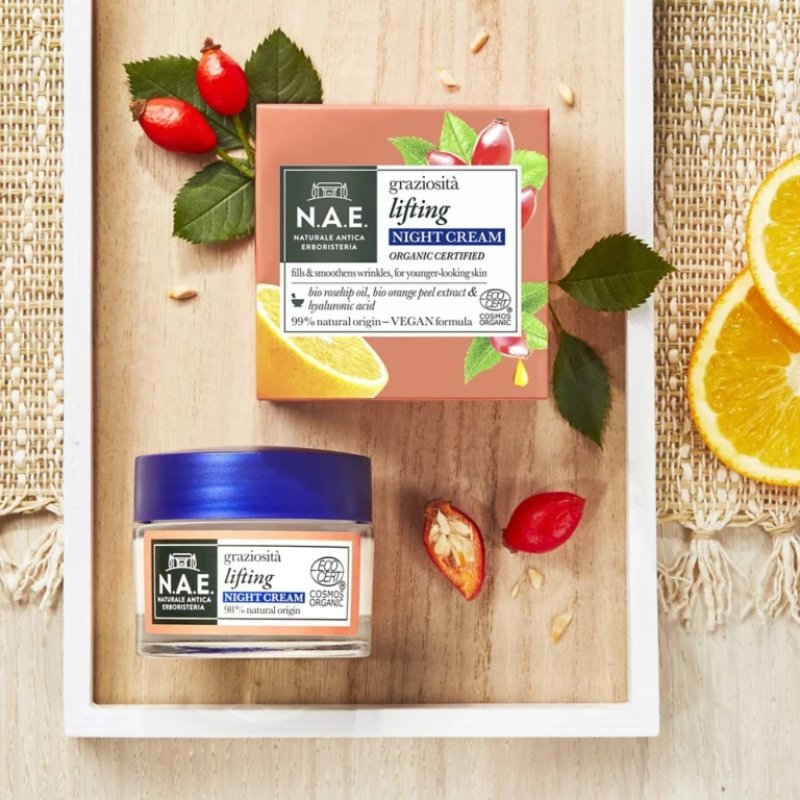 N.A.E. Graziosità Crème de nuit Visage, Cou 40 - 60 an(s) 50 ml