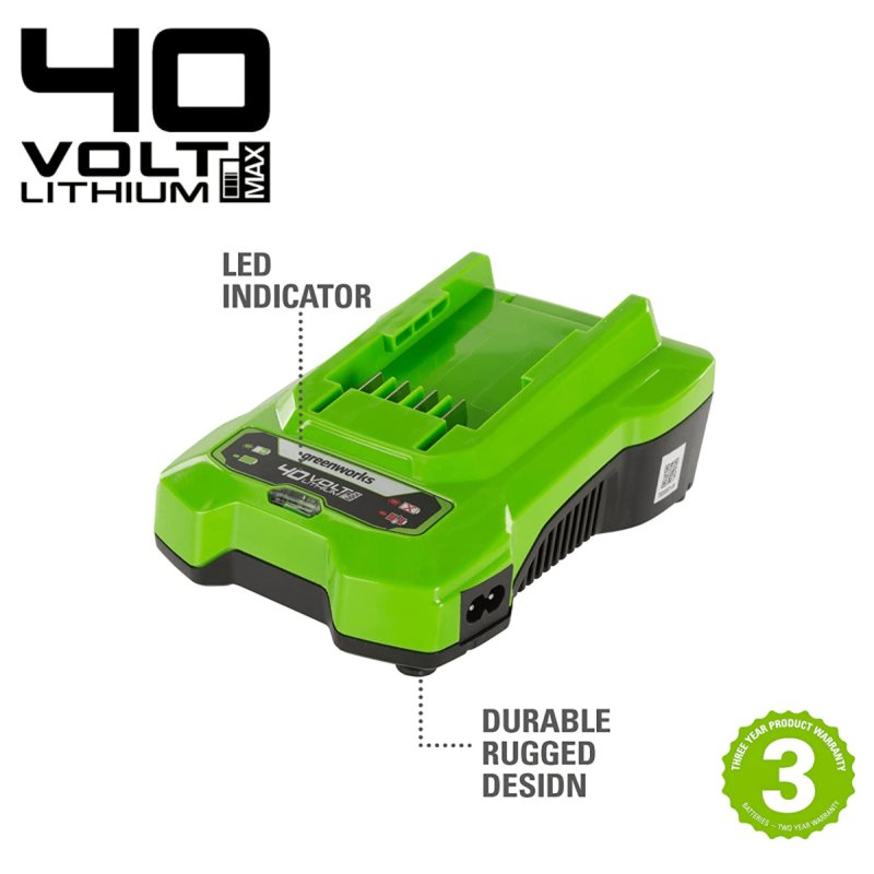 Charger 40V 2A Greenworks G40C - 2932507