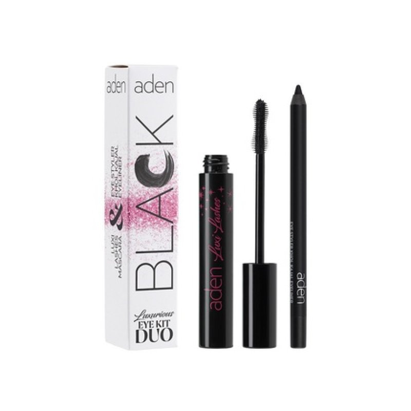 Aden Luxi Lashes Mascara And Eye Styler Pencil Kit