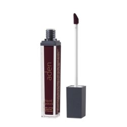 Aden Liquid Lipstick 24 Mahogany A Rich Longlasting Lipstick In A Deep Mahogany Shade