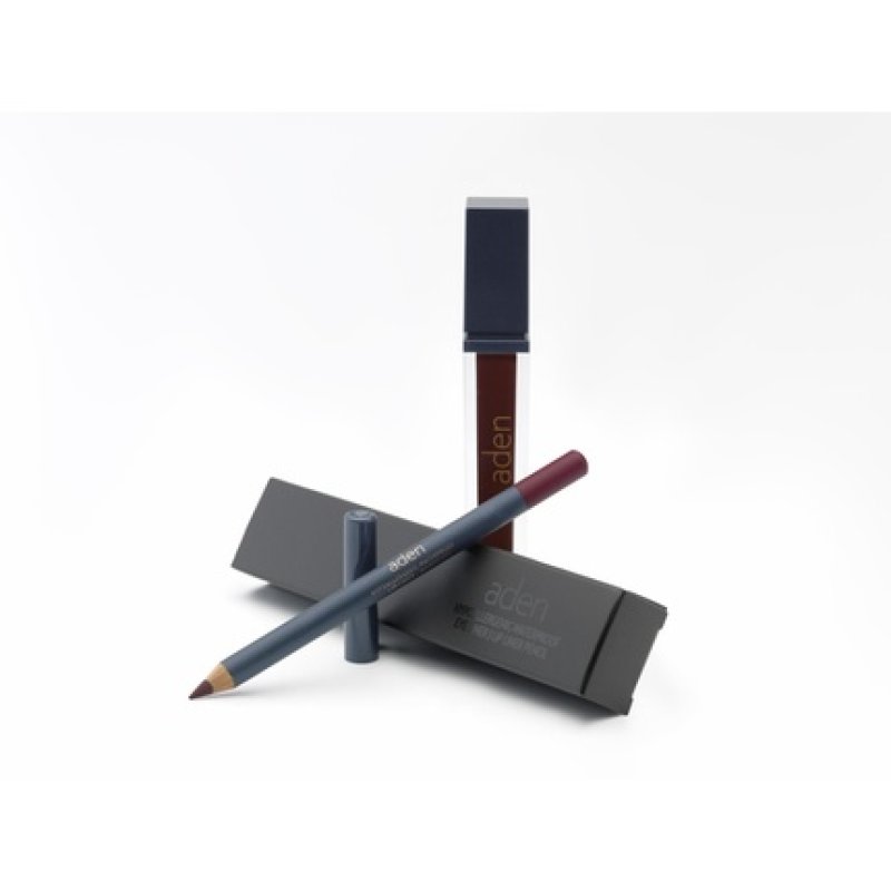 Aden Liquid Lipstick Lipliner Pencil Set 24