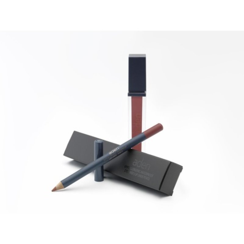 Aden Liquid Lipstick Lipliner Pencil Set 06