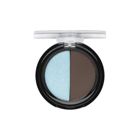Aden Shine Eyeshadow Powder Duo 03 Bluedark Grey