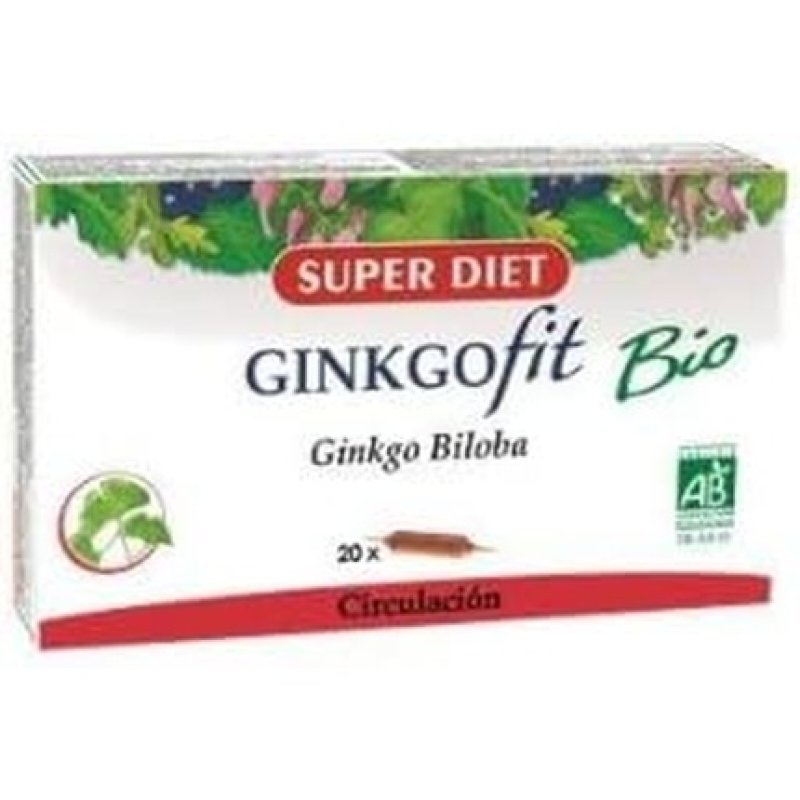 Super Diet Ginkgofit Biloba 20 Ampoules