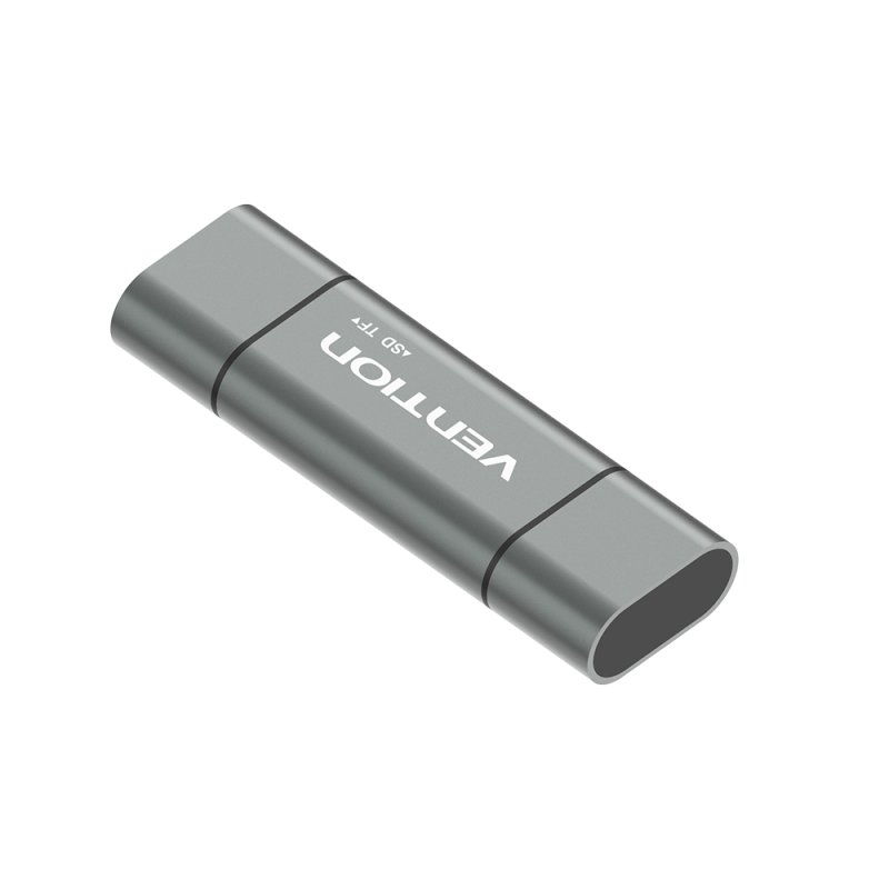 Vention CCHH0 lecteur de carte mémoire USB Type-A/USB Type-C/Micro-USB Gris