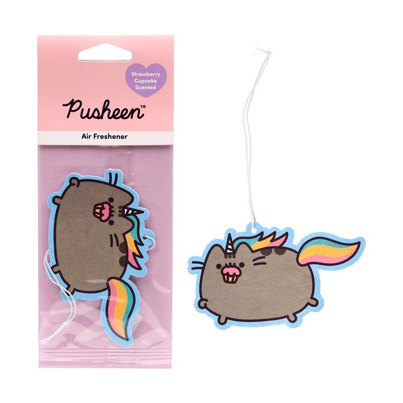 PUSHEEN - Pusheenicorn - Désodorisant Voiture - Cupcake Fraise