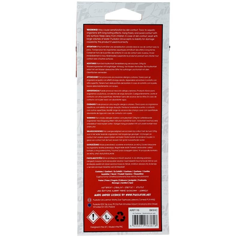 ASTERIX - Astérix - Désodorisant Voiture - Fraise