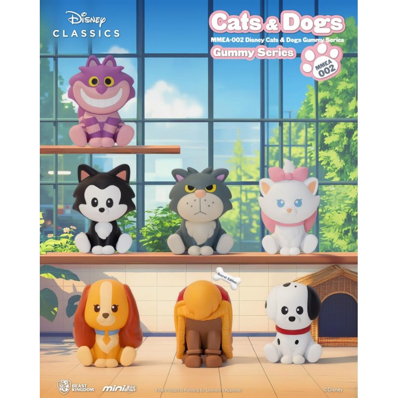 DISNEY - Chiens & Chats Gummy Series - Figurine Blind Box 3.4cm