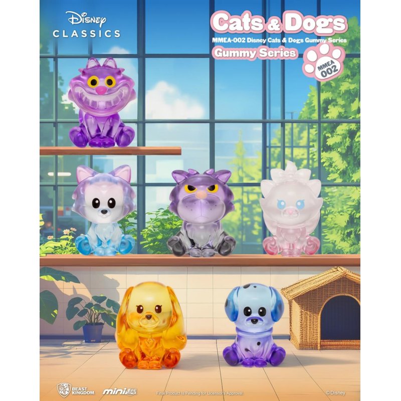 DISNEY - Chiens & Chats Gummy Series - Figurine Blind Box 3.4cm