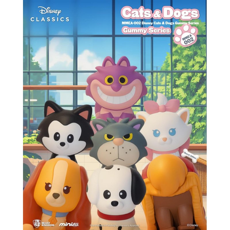 DISNEY - Chiens & Chats Gummy Series - Figurine Blind Box 3.4cm