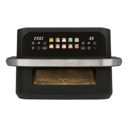 ProfiCook PC-FR 1313 H Double 10 L Stand-alone 2400 W Hot air fryer Black Stainless steel