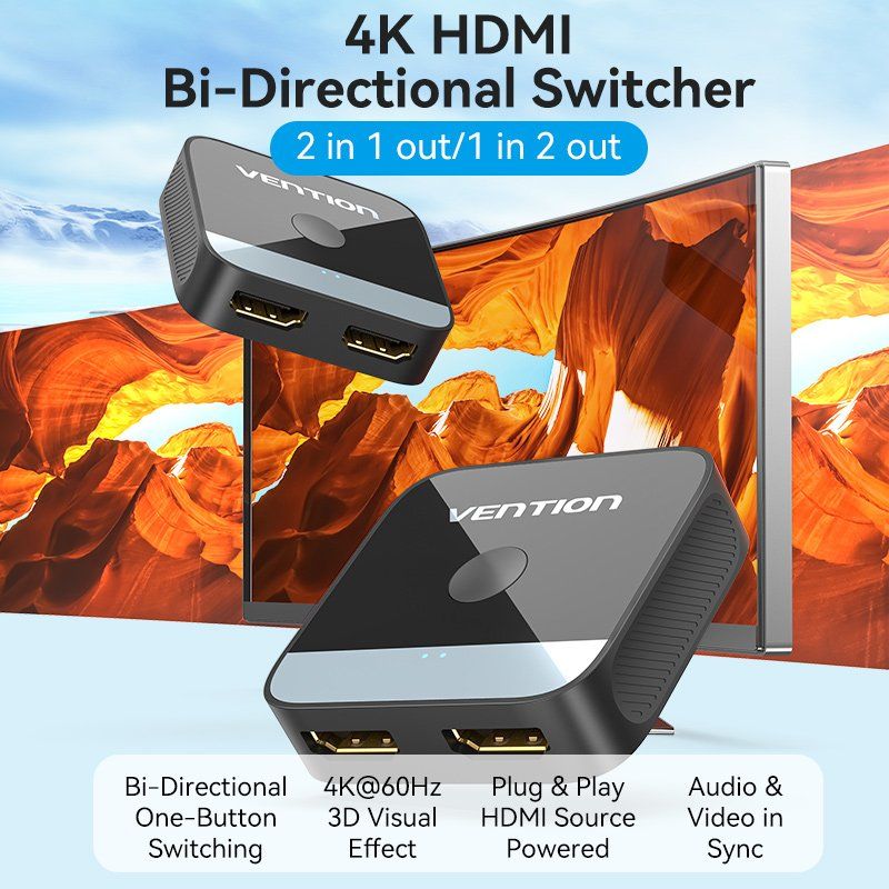 Vention AKOB0 commutateur vidéo HDMI