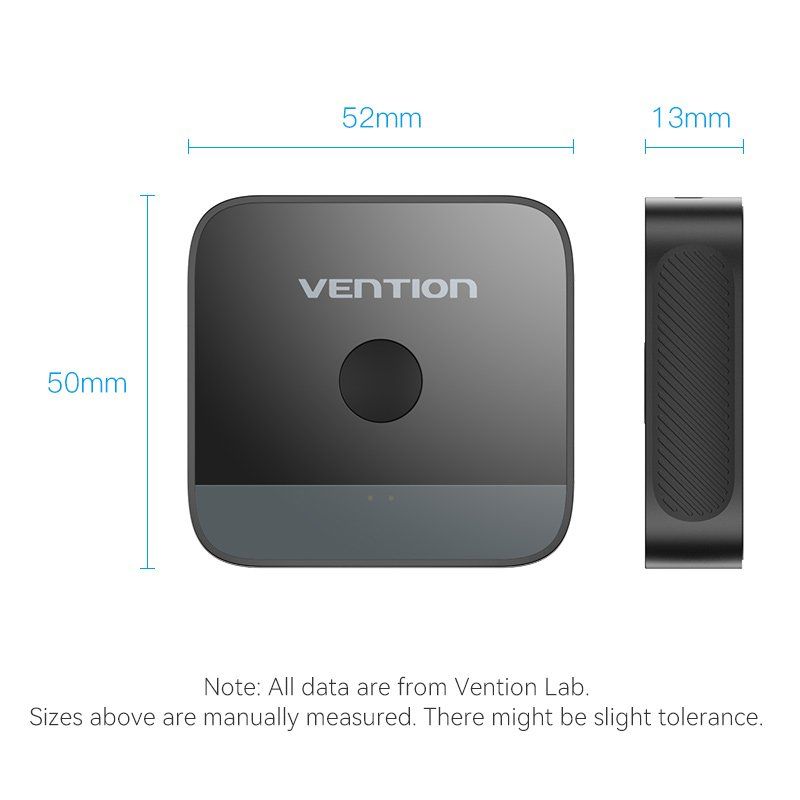 Vention 2-Port HDMI Bi-Direction 4K Switcher Black ABS Type