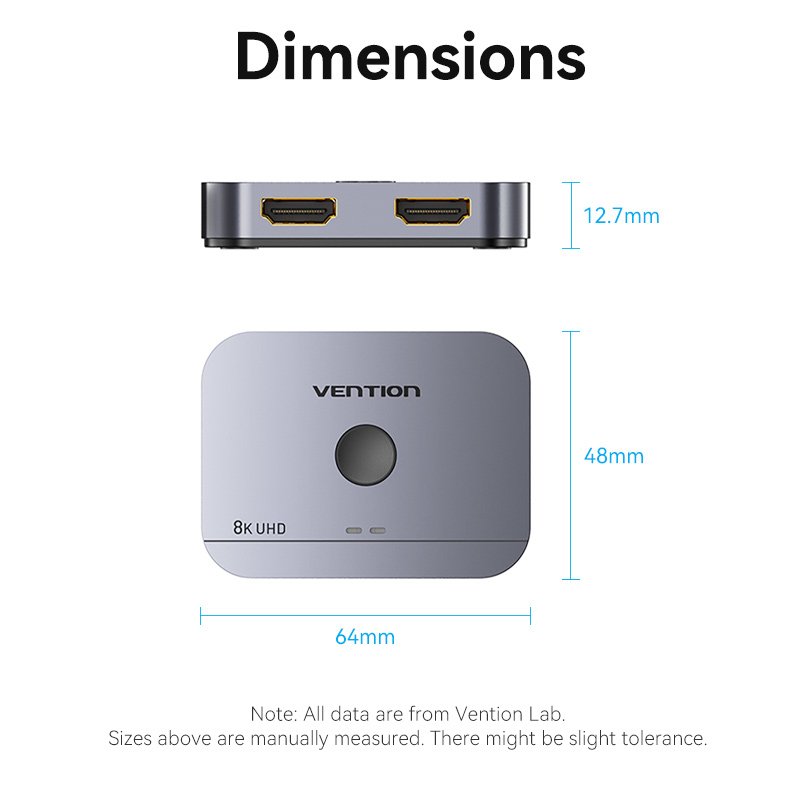 Vention AKPH0 commutateur vidéo HDMI