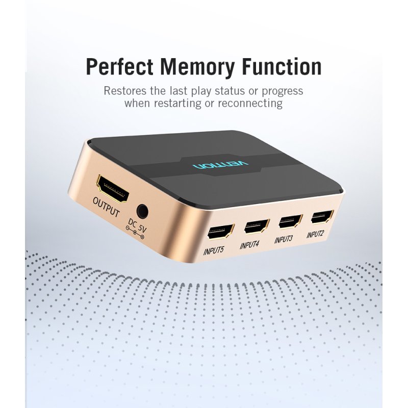 Vention ACDG0 commutateur vidéo HDMI