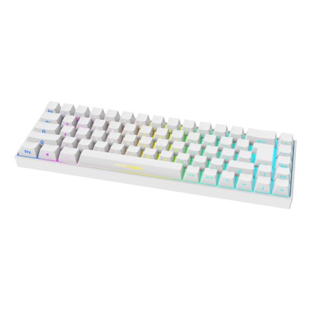 Deltaco Gaming Tastatur WK95R wireless, RGB, weiß