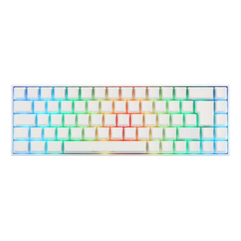 Deltaco Gaming Tastatur WK95R wireless, RGB, weiß