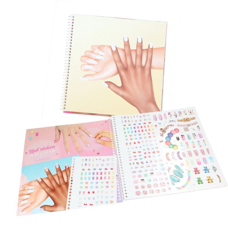 TOPModel Create Your Hand Design Colouring Book