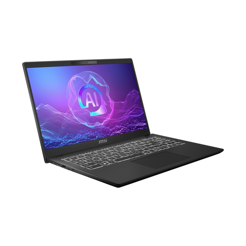 MSI Modern 15 H AI C2HMG-265 - 15,6" FHD Display, Intel Core Ultra 7 255HX, 16GB DDR5 RAM, 512GB SSD, Windows 11 Home